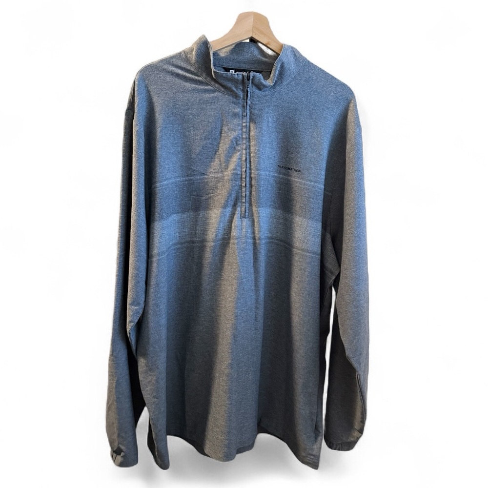Travis Matthew Gray Quarter-Zip Pullover